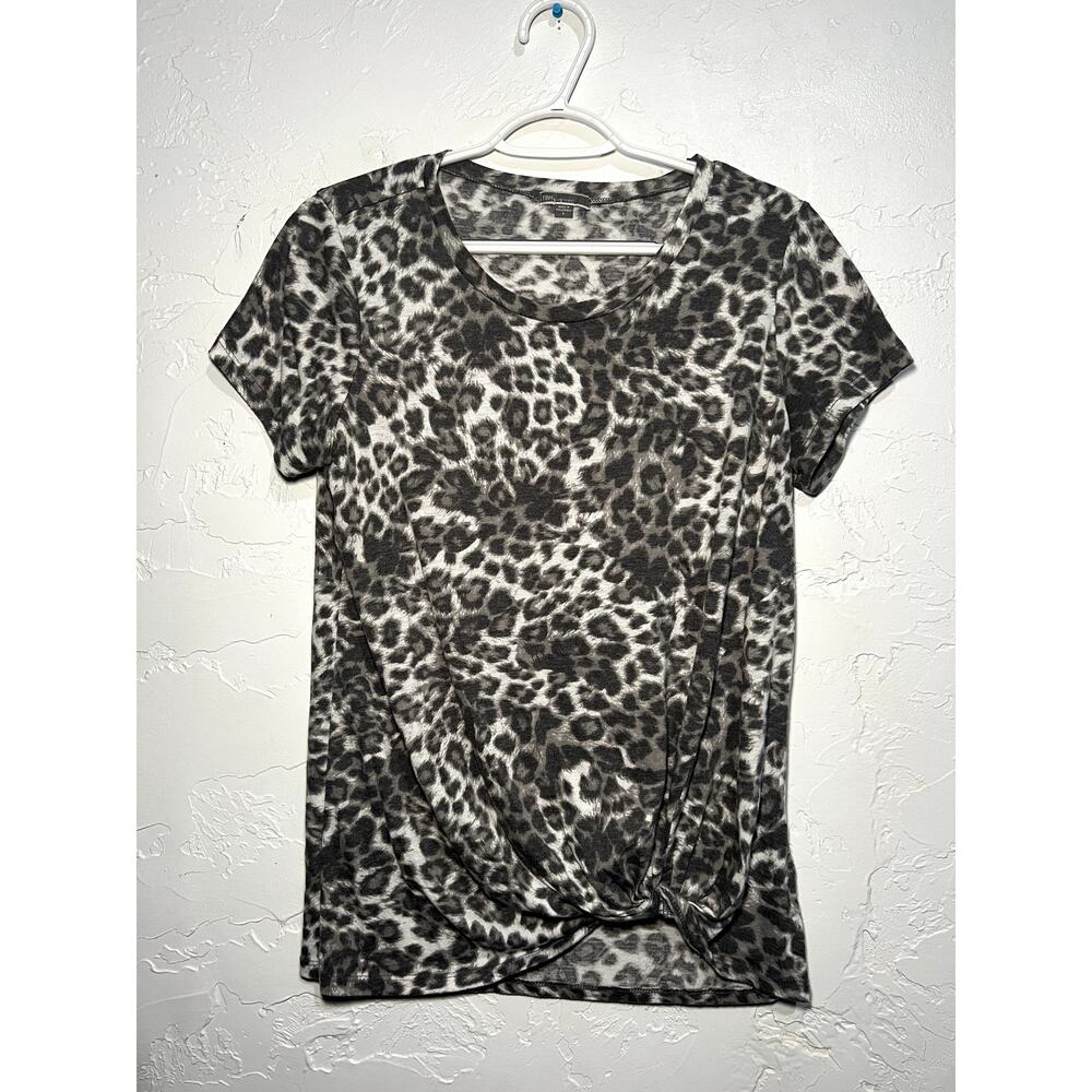 TBH cheetah print twist t shirt womens‎ medium normcore trendy casual boho fairy
